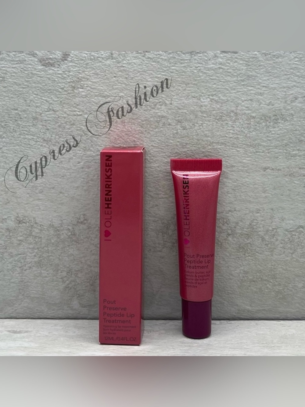 🔥 $12 Ole Henriksen Pout Preserve Peptide Lip Treatment Lingonberry Jam Glimmer